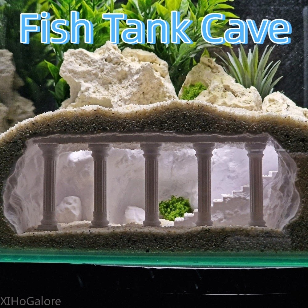 Aquarium Fish Unique - 물고기 은신처 수족관 장식 로마 기둥