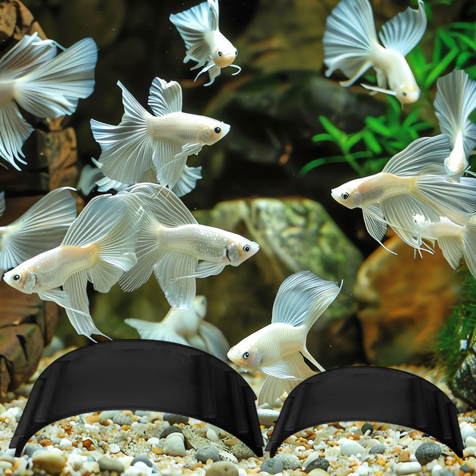 Fish Toys For Aquarium - 2개 수족관 지하 터널 동굴 숨숨처소