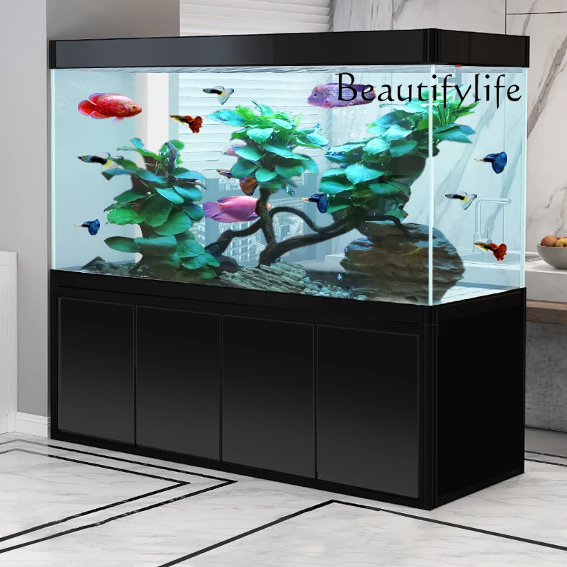 Aquarium Fish Dragon - X36 거실용 바닥부터 천장까지 닿는 무수식