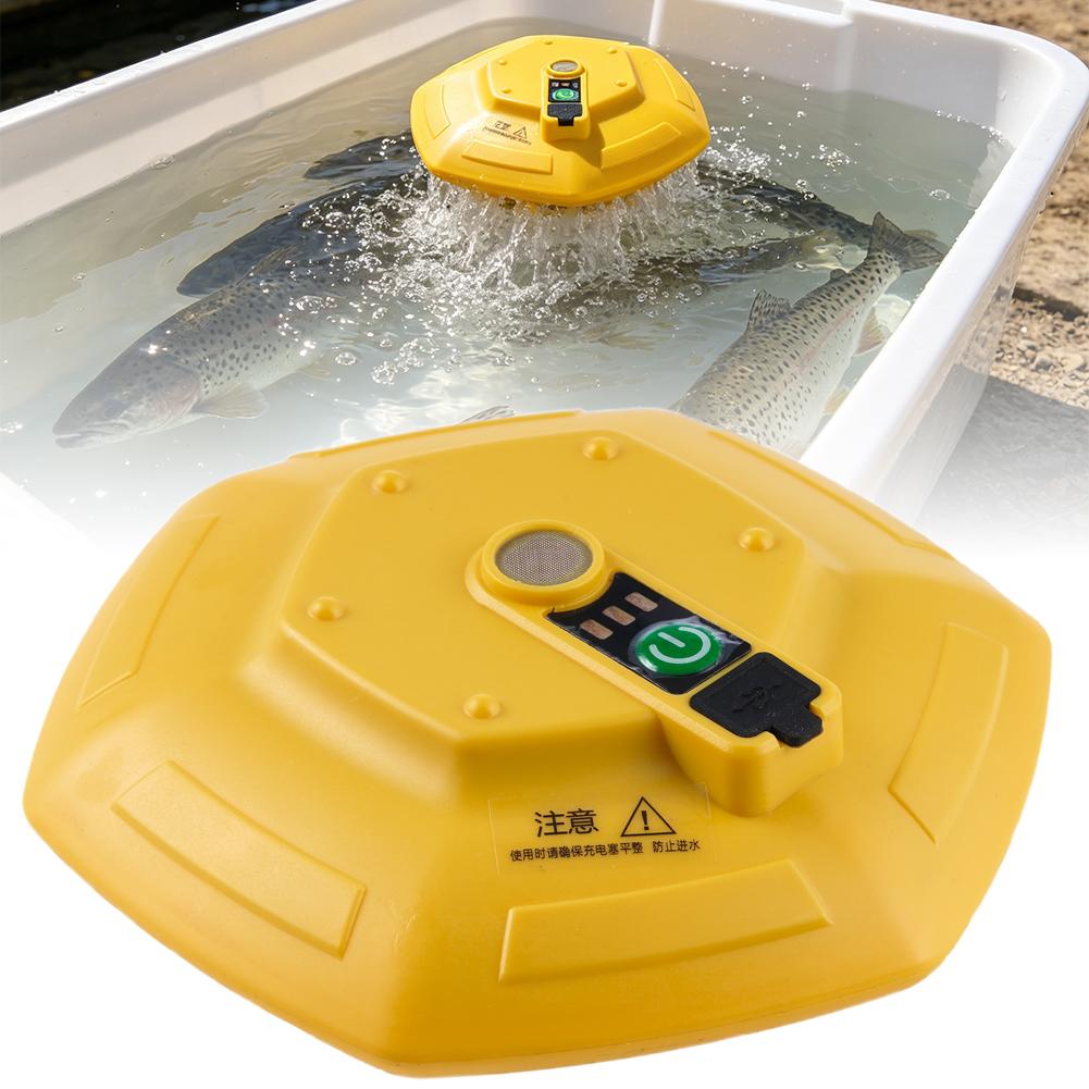 Aquarium Fish Buy - 휴대용 수상 어항 산소 펌프, 3000mAh