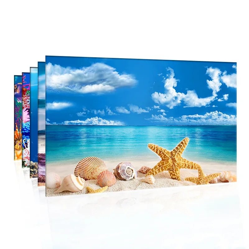 수족관을위한 배경 3d 스티커 포스터 물고기 탱크 수족 - Aquarium Fish Wallpaper 리뷰 및 가격