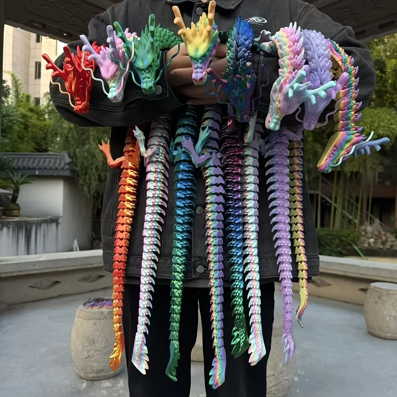90cm 3D 프린팅 중국 용 피규어 – 석가산, 화분 - Aquarium Fish Dragon 리뷰 및 가격
