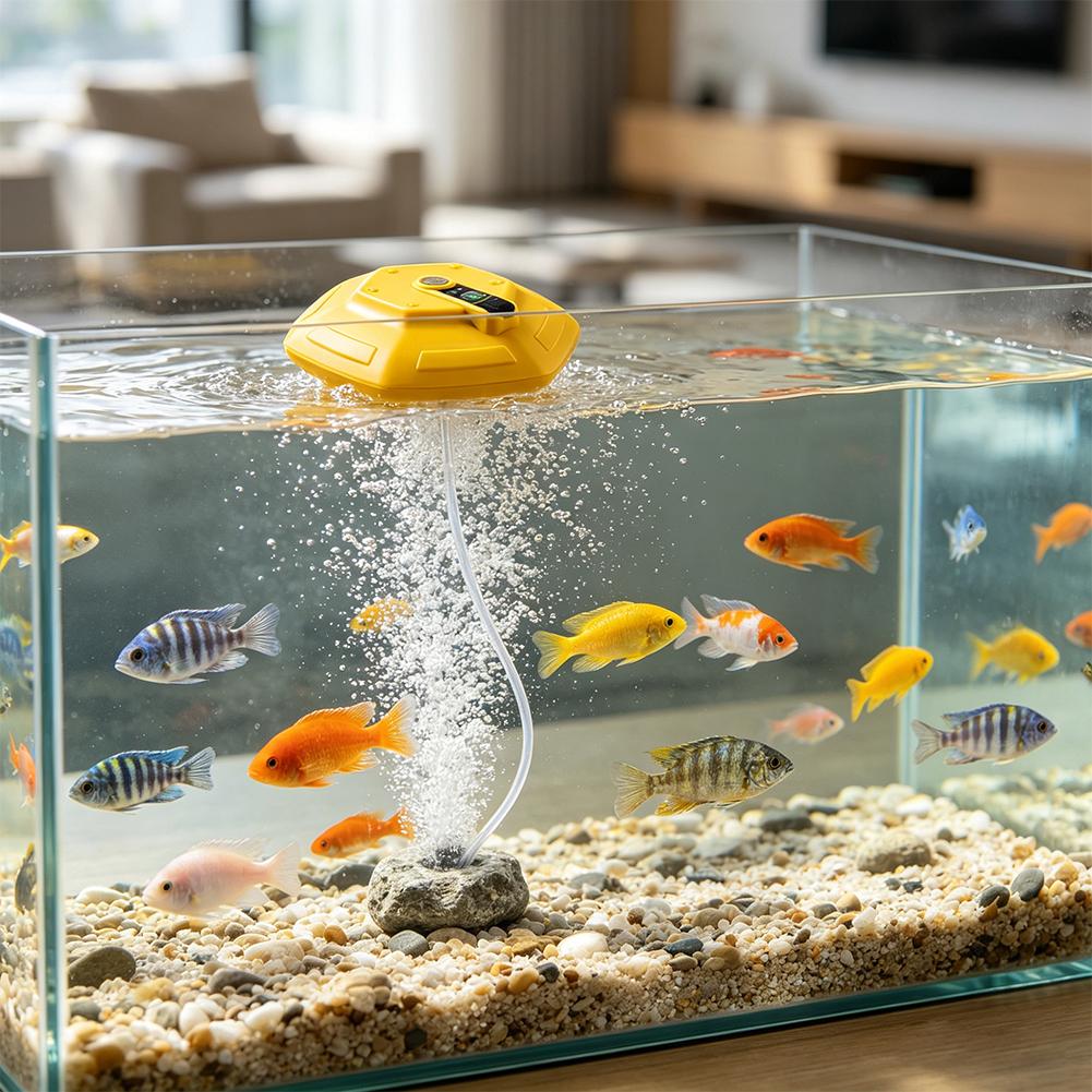 무선 충전식 수족관 산소 펌프, 연못 물고기 운반 및  - Aquarium Fish Buy 리뷰 및 가격