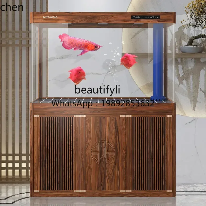 YFY 거실 천장까지 닿는 아크형 수조, 새로운 중국식 - Aquarium Fish Dragon 리뷰 및 가격