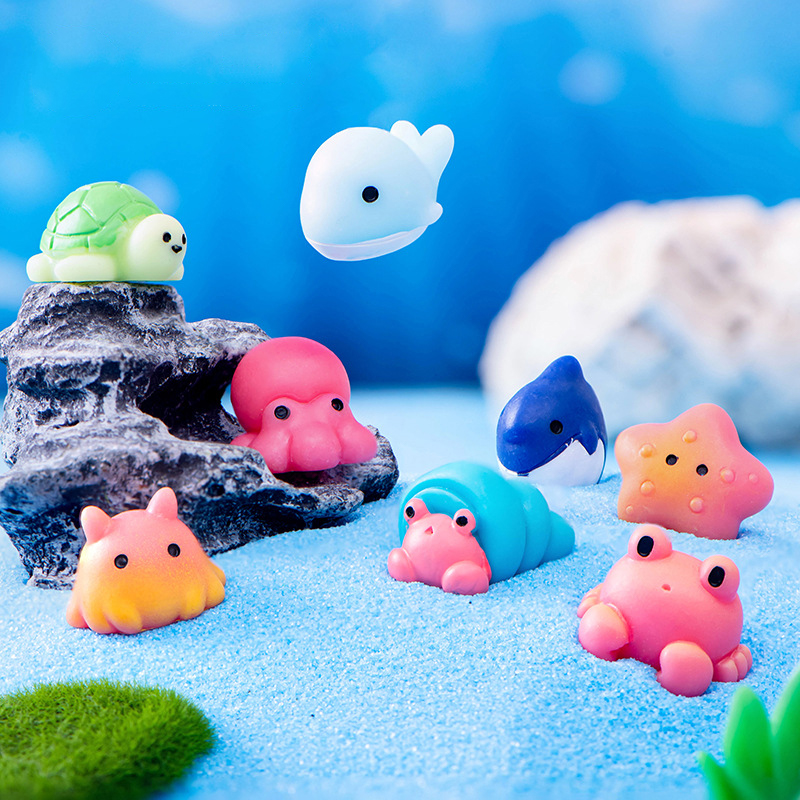 창의적인 송진 해양 동물 돌고래 Qctopuss 해파리 - Fish Toys For Aquarium 리뷰 및 가격
