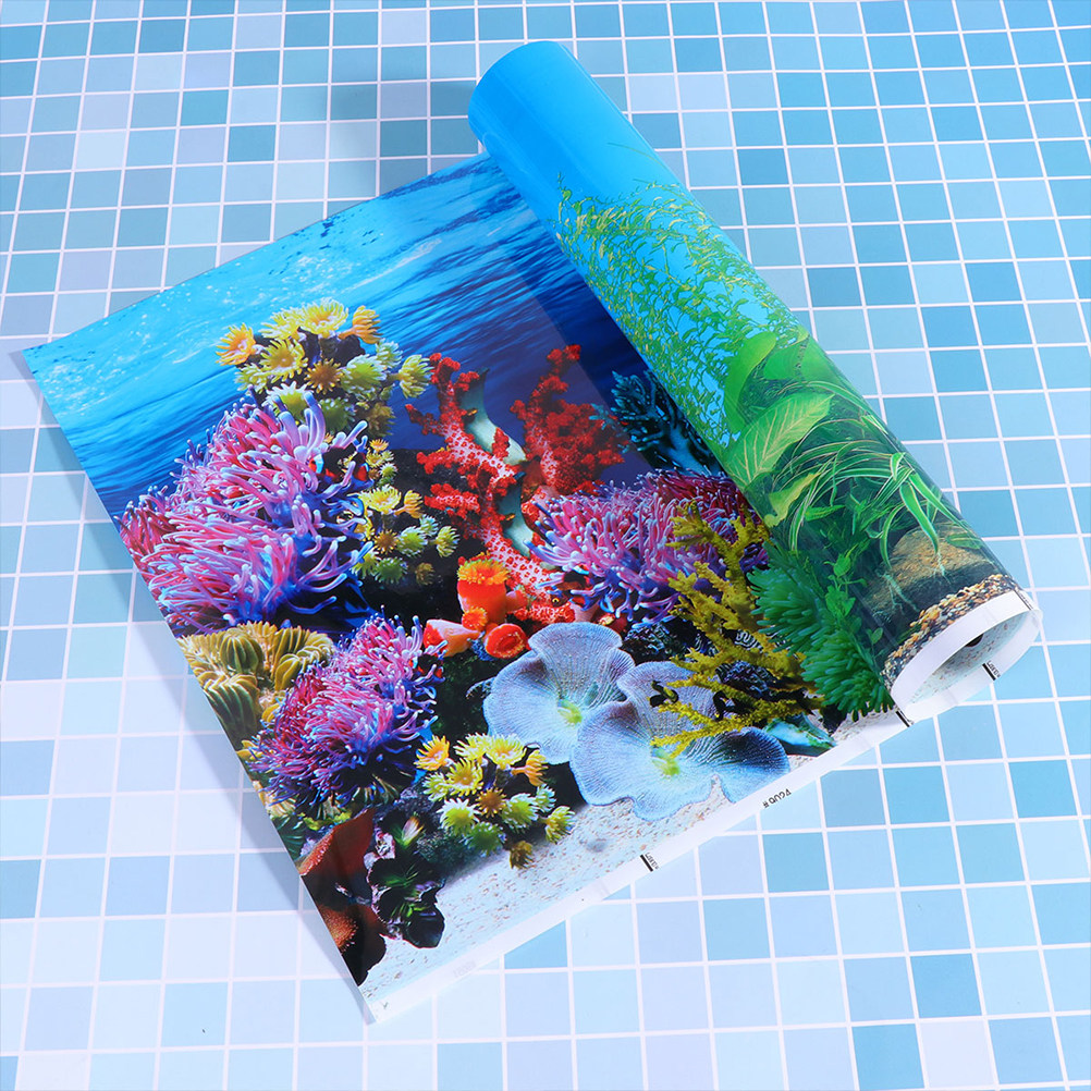 어항 배경지 두꺼운 비퇴색 안전 수중 포스터 벽지 수족 - Aquarium Fish Wallpaper 리뷰 및 가격