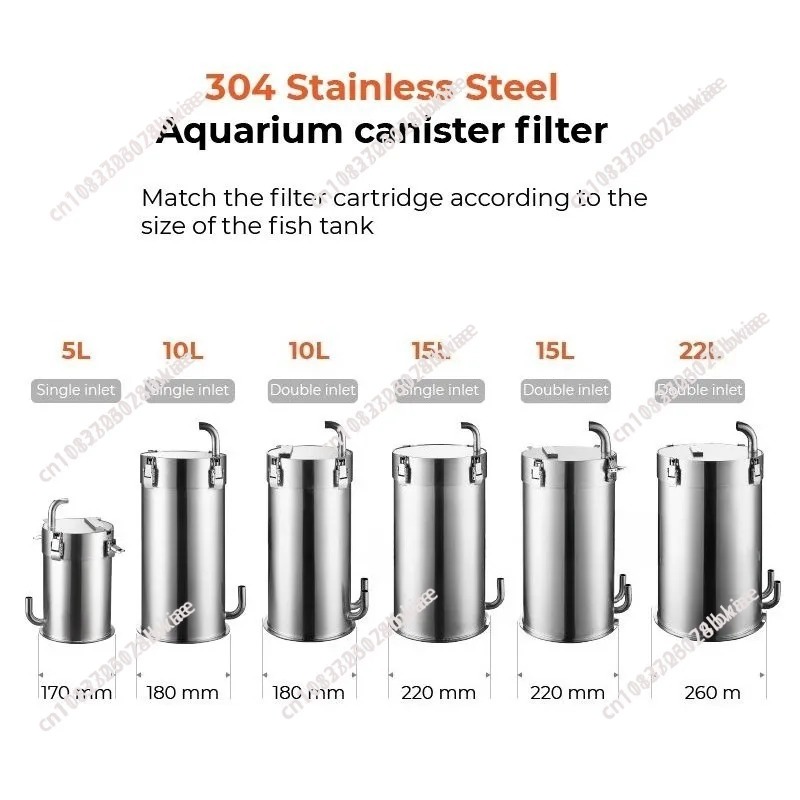 304 스테인리스 스틸 외부 캐니스터 필터, 어항용 4 - Fish Tank Filter Aquarium 리뷰 및 가격
