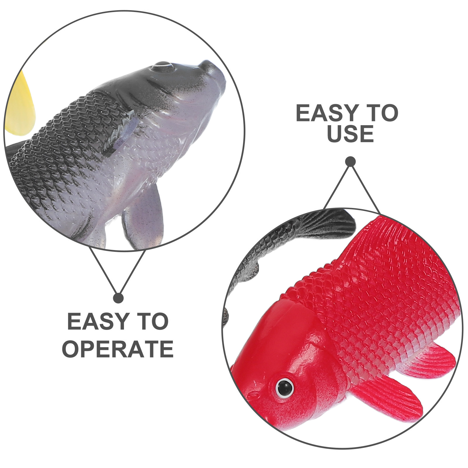3pcs 물고기 공예 장난감 현실적인 플라스틱 물고기  - Fish Toys For Aquarium 리뷰 및 가격