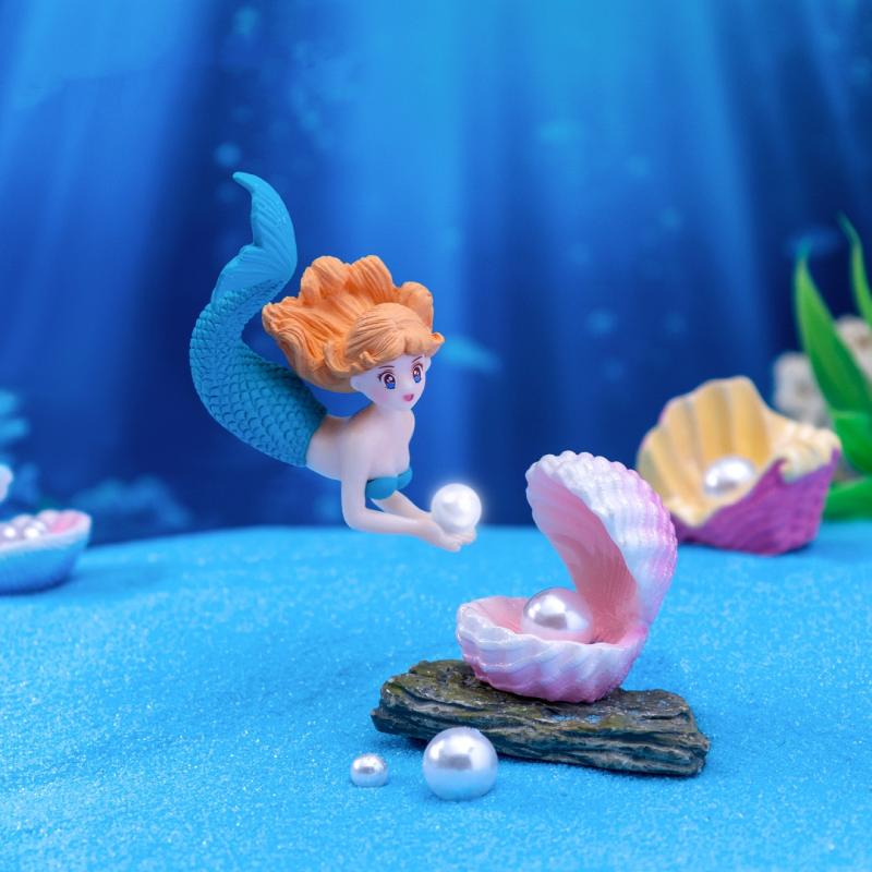 4Pcs 플라스틱 물고기 탱크 작은 인어 장식품 미니어 - Aquarium Fish Buy 리뷰 및 가격