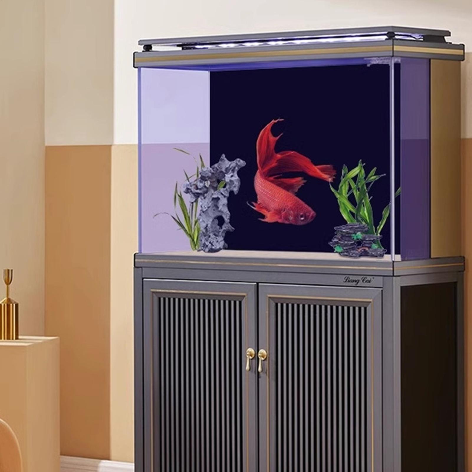 어항 배경 스티커 블랙 어항 배경화면 수족관 포스터 수 - Aquarium Fish Wallpaper 리뷰 및 가격